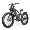 Vélo électrique TIFGALOP ES28 Batterie 48V 22AH Moteur 1000W Pneus 26 pouces Kilométrage max 80KM-Rouge